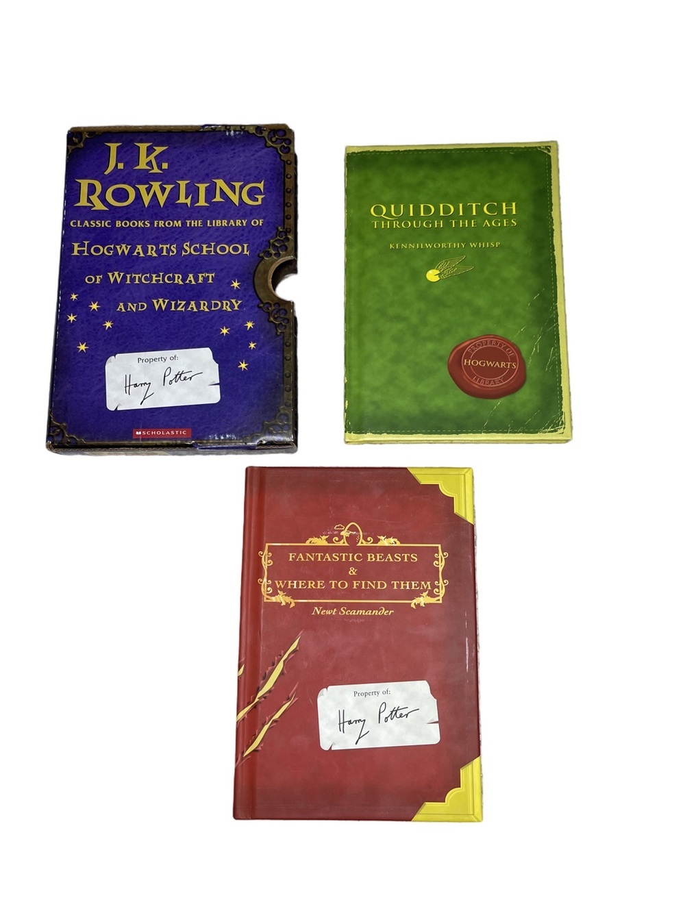 J.K. Rowling Collectible Book Set - Hogwarts School of Witch and Wizardry